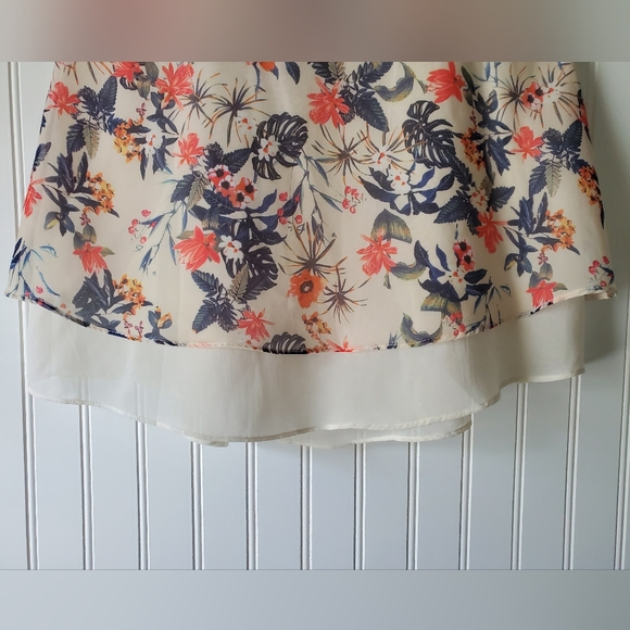 Sans Souci Floral Tank Women's Sz S - Picture 4 of 4